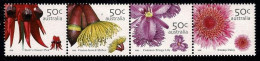 Australia 2005 Wildflowers  Set As Strip Of 4 MNH - Mint Stamps