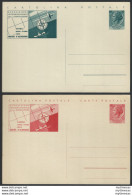 1954 Italia Oltremare Cartolina Postale Fil. N. C159/60 - Stamped Stationery
