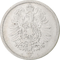 Empire Allemand, Wilhelm I, Mark, 1876, Hambourg, Argent, TB, KM:7 - 1 Mark