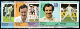 Nanumea 1984 Cricketers Unmounted Mint. - Tuvalu