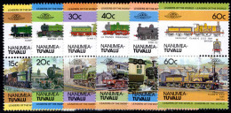 Nanumea 1984 Locomotives (1st Series) Unmounted Mint. - Tuvalu