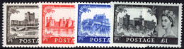 1967-68 Castles Set No Wmk Unmounted Mint. - Unused Stamps