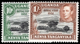 Kenya Uganda & Tanganyika 1952 Visit Of Queen Elizabeth II Unmounted Mint. - Kenya, Uganda & Tanganyika