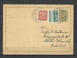 CZECHOSLOVAKIA Tschechoslowakei 1938 Postal Stationery Ganzsache, Sent To Germany - Postkaarten