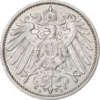 Empire Allemand, Wilhelm II, Mark, 1910, Muldenhütten, Argent, TTB+, KM:14 - 1 Mark