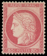 * FRANCE - Poste - 57, Signé Scheller: 80c. Rose - 1871-1875 Ceres