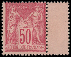 ** FRANCE - Poste - 98, Signé Scheller: 50c. Rose - 1876-1898 Sage (Tipo II)