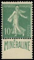 ** FRANCE - Poste - 188A, Avec Bande Pub: 10c. Minéraline - Unused Stamps