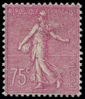 * FRANCE - Poste - 202a, Type II, Très Frais: 75c. Semeuse Lignée Rose - Nuevos