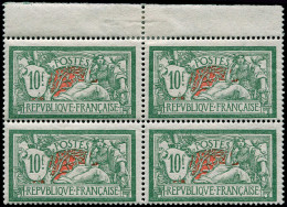 ** FRANCE - Poste - 207, Bloc De 4, Bdf (2 Ex. *): 10f. Merson Vert - Neufs