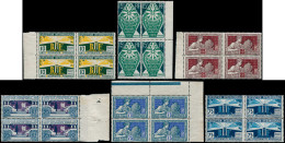 ** FRANCE - Poste - 210/15, Blocs De 4 (la Plupart Bdf): Arts Décoratifs - Unused Stamps