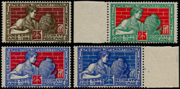 ** FRANCE - Poste - 212, Série Complète Des 4 Non émis En Tirage Rotatif, Bicolores, Certains Bdf: 25c. Potier (Spink) - Unused Stamps