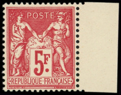 ** FRANCE - Poste - 216b, Cartouche Cassé, Signé Calves, Bdf: 5f. Carmin - Ungebraucht