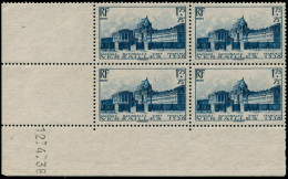 ** FRANCE - Poste - 379, Bloc De 4, Cd 12/4/38: 1.75 + 75c. Versailles - Neufs