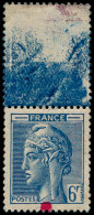 * FRANCE - Poste - Type Non émis "6f. Marianne Au Bonnet Phrygien" Par Hourriez, En Bleu, Dentelé (petite Tache Rouge En - Unused Stamps