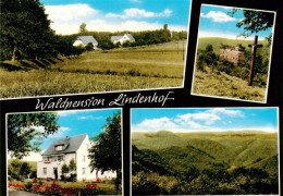 73875858 Moersdorf Kastellaun Waldpension Lindenhof Kreuz Burg Landschaftspanora - Kastellaun