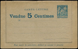 N FRANCE - Entiers Publicités Multiples - Carte Lettre Annonces "La Missive S. 4", 15c. Sage Bleu, Publicités: Pharmacie - Standard Covers & Stamped On Demand (before 1995)