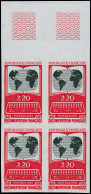 ** FRANCE - Non Dentelés - 2391, Bloc De 4, Bdf: 2.20f. Documentation, Ordinateur - Unclassified