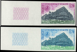 ** FRANCE - Service - 58/59, Non Dentelés, Bdf: Conseil De L'Europe - Mint/Hinged