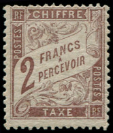 * FRANCE - Taxe - 26, 2f. Marron - 1859-1959 Neufs