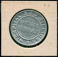 ALU FRANCE - Timbres Monnaie - 138, 10c. Semeuse Rouge, Fond Bleu: Société Générale - Other