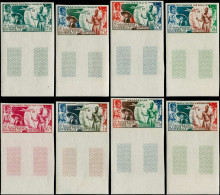 ** COLONIES SERIES - Poste Aérienne - (1949), 75ème An. UPU, Série Complète, Bdf, 12 Valeurs Non Dentelées (Maury) - Unclassified