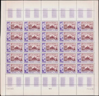 ** COLONIES SERIES - Poste Aérienne - 1954, 10ème Anniversaire De La Libération, 12 Feuilles Complètes De 25 Exemplaires - 1954 10e Anniversaire De La Libération