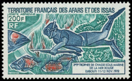 ** AFARS ET ISSAS - Poste Aérienne - 99b, Sans La Barre: Chasse Sous-marine - Other