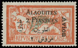 * ALAOUITES - Poste Aérienne - 4b, Erreur De Valeur: 2p. Sur 2f. Rouge-orange Et Vert - Other