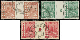 O ALGERIE - Poste - 39/41, 3 Paires Millésime "6": Mosquée - Other & Unclassified