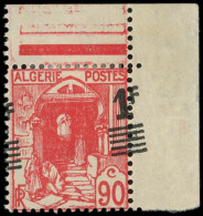 * ALGERIE - Poste - 158, Surcharge à Cheval: 1f. Sur 90c. Rouge - Unused Stamps