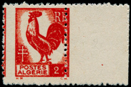 ** ALGERIE - Poste - 220a, Double Impression, Signé Brun, Bdf: 2f. Coq (Maury) - Autres & Non Classés