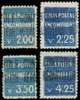 ** ALGERIE - Colis Postaux - 38/41, Complet 4 Valeurs - Parcel Post