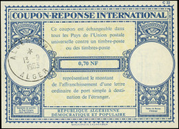 O ALGERIE - Coupons Réponse - 21, Coupon 0.70nf. Algérienne Démocratique Et Populaire - Autres & Non Classés