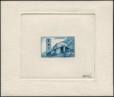 EPA ANDORRE - Poste - 102, épreuve D'artiste En Bleu, Signée Ouvré: 1.50f. St. Jean Casellas (Maury) - Autres & Non Classés