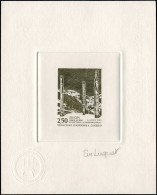 EPA ANDORRE - Poste - 430, épreuve D'artiste En Noir, Signée Luquet: 2.50f. Europa 1993, Jorge Dubon - Autres & Non Classés