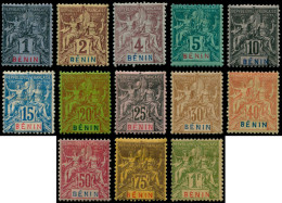 * BENIN - Poste - 33/45, Complet, 13 Valeurs: Groupe - Unused Stamps