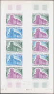 ** CAMEROUN - Poste Aérienne - 91/94, 4 Feuilles De 10 Essais Dont Polychromes, CD 24-25/11/66: Cathédrales Et Mosquées - Other & Unclassified