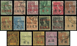 O CANTON - Poste - 33/49, Complet 17 Valeurs - Used Stamps