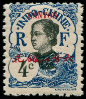 ** CANTON - Poste - 52a, Dentelé 11: 4c. Bleu - Unused Stamps