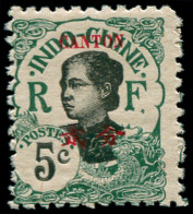 ** CANTON - Poste - 53a, Dentelé 11: 5c. Vert - Unused Stamps