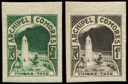 ** COMORES - Taxe - 1a/2a, Non Dentelés: Mosquée - Autres