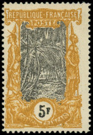** CONGO - Poste - 41a, Moutarde Et Noir, Signé Calves, Luxe: 5f. Cocotiers - Unused Stamps