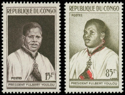 ** CONGO - Poste - 136A/B, Non émis: Président Fulbert Youlou - Neufs