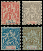 * COTE D'IVOIRE - Poste - 14/17, Complet, 4 Valeurs: Groupe - Unused Stamps