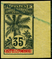 * COTE D'IVOIRE - Poste - 29c, Non Dentelé, Bdf, Double Légende "Cote D'Ivoire" Avec Trait D'annulation, Signé Miro: 35c - Autres & Non Classés