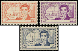 ** COTE D'IVOIRE - Poste - 141a/43a, Sans Côte D'Ivoire: René Caillé - Unused Stamps