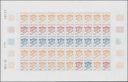 ** COTE D'IVOIRE - Poste - 776, Feuille De 50 Essais Dont Polychromes, CD 22/5/86: Armoiries, éléphant - Autres & Non Classés