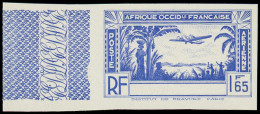 (*) COTE D'IVOIRE - Poste Aérienne - 1A, Non émis, 1.65f. Bleu, Non Dentelé, Bdf, Sans Nom De Colonie - Other & Unclassified