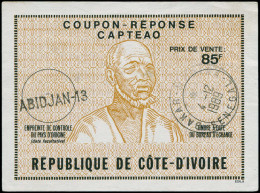 O COTE D'IVOIRE - Coupons Réponse - 1, Coupon 85f. (1989) - Other & Unclassified